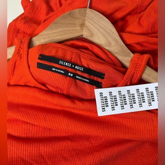 NWT- Urban Outfitters Silence + Noise Xandra Knit Cold Shoulder Maxi Dress - Med - Picture 6 of 6